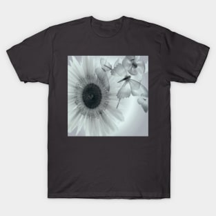 Transparent flower with butterflies T-Shirt